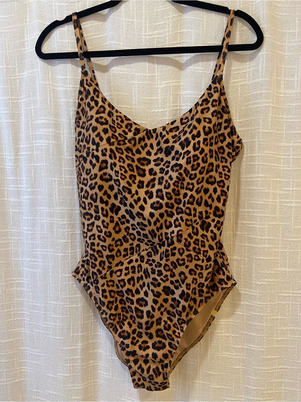 summersalt Leopard-Print One-Piece Swimsuit - Tan/Black